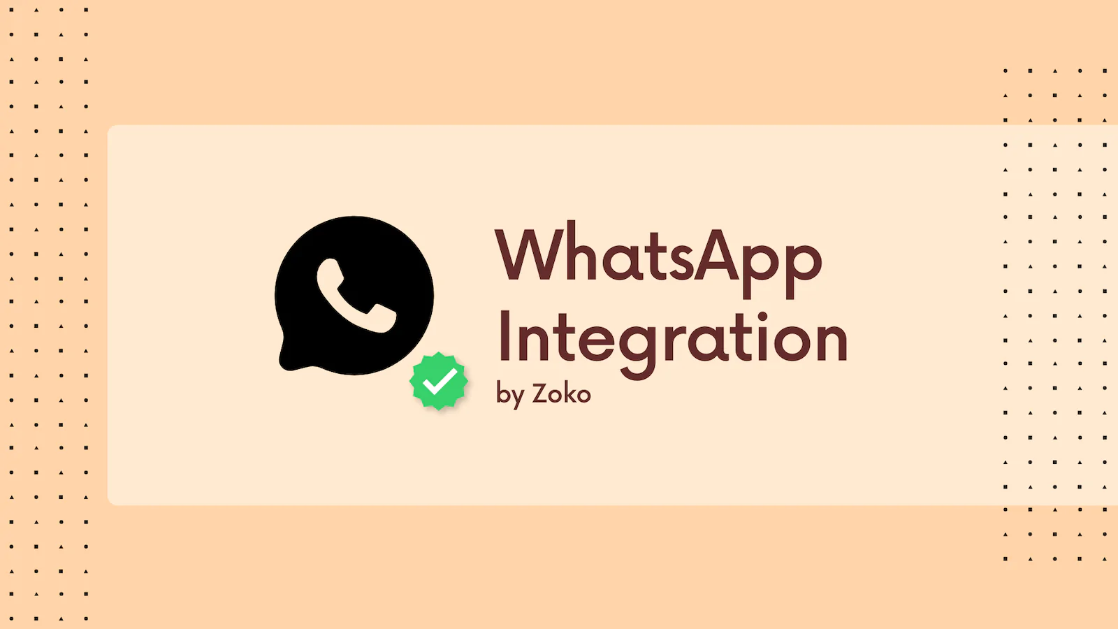 WhatsApp integration